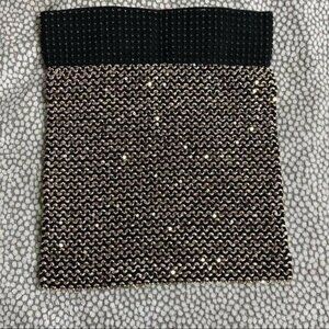 Gold Sequence Mini Skirt